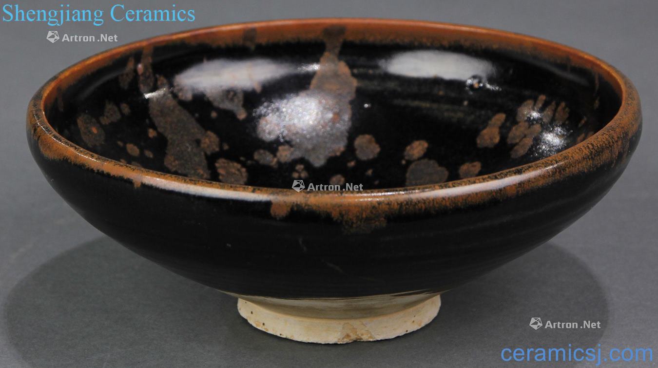 Northern song dynasty cizhou black glaze oil droplets bowl