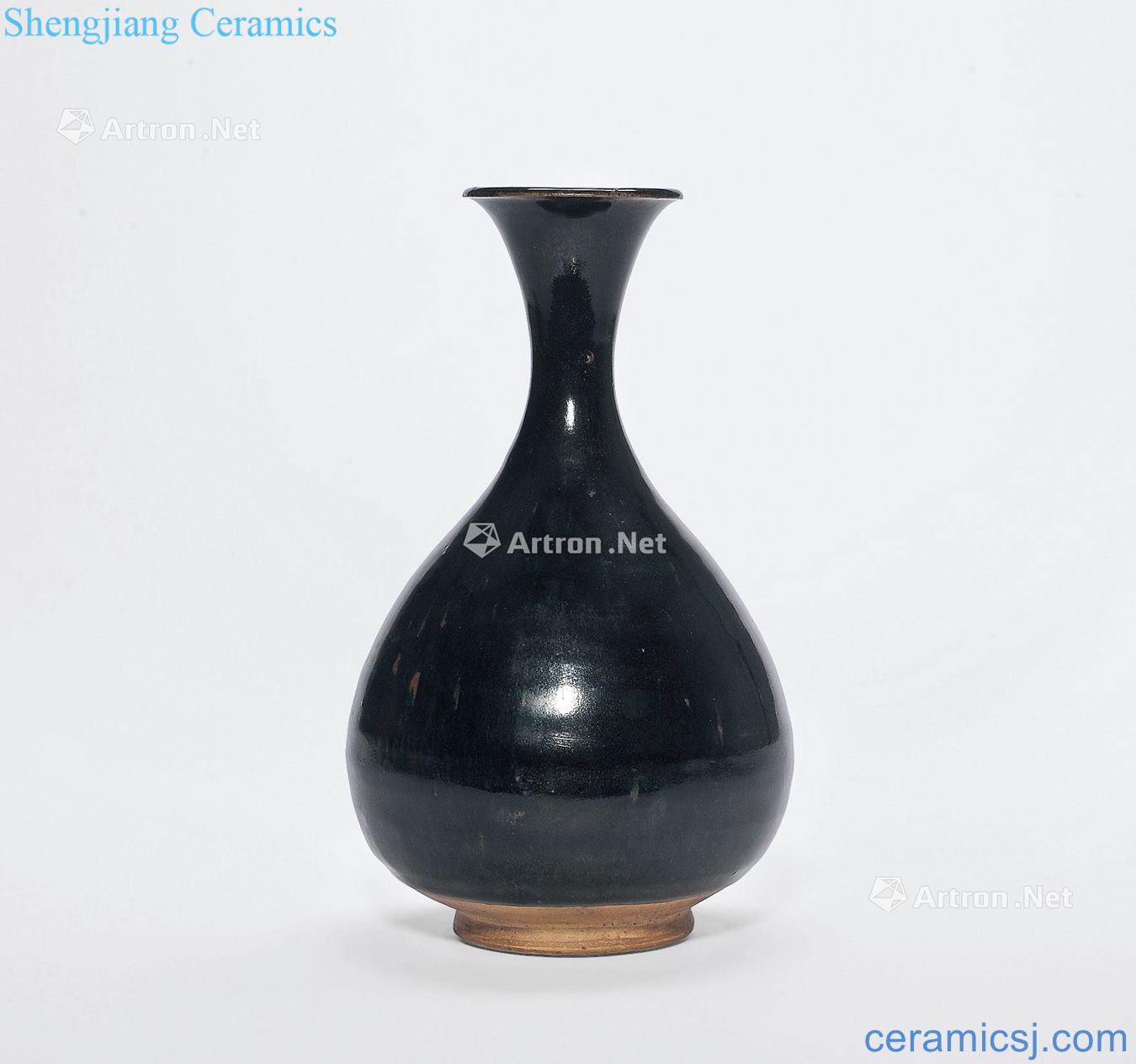 yuan The black glaze okho spring bottle
