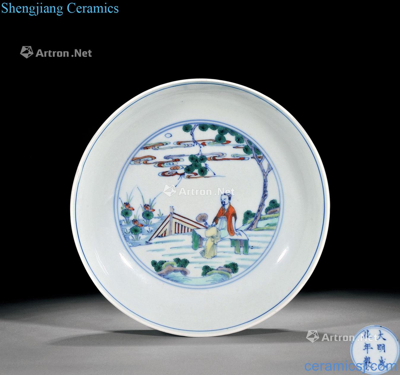 Qing yongzheng bucket Gao Shitu plate
