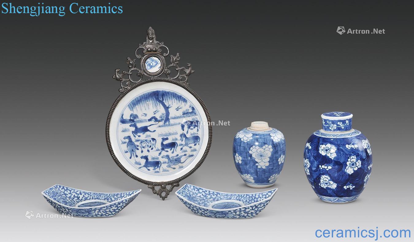 Kangxi emperor jiaqing blue and white porcelain (five)