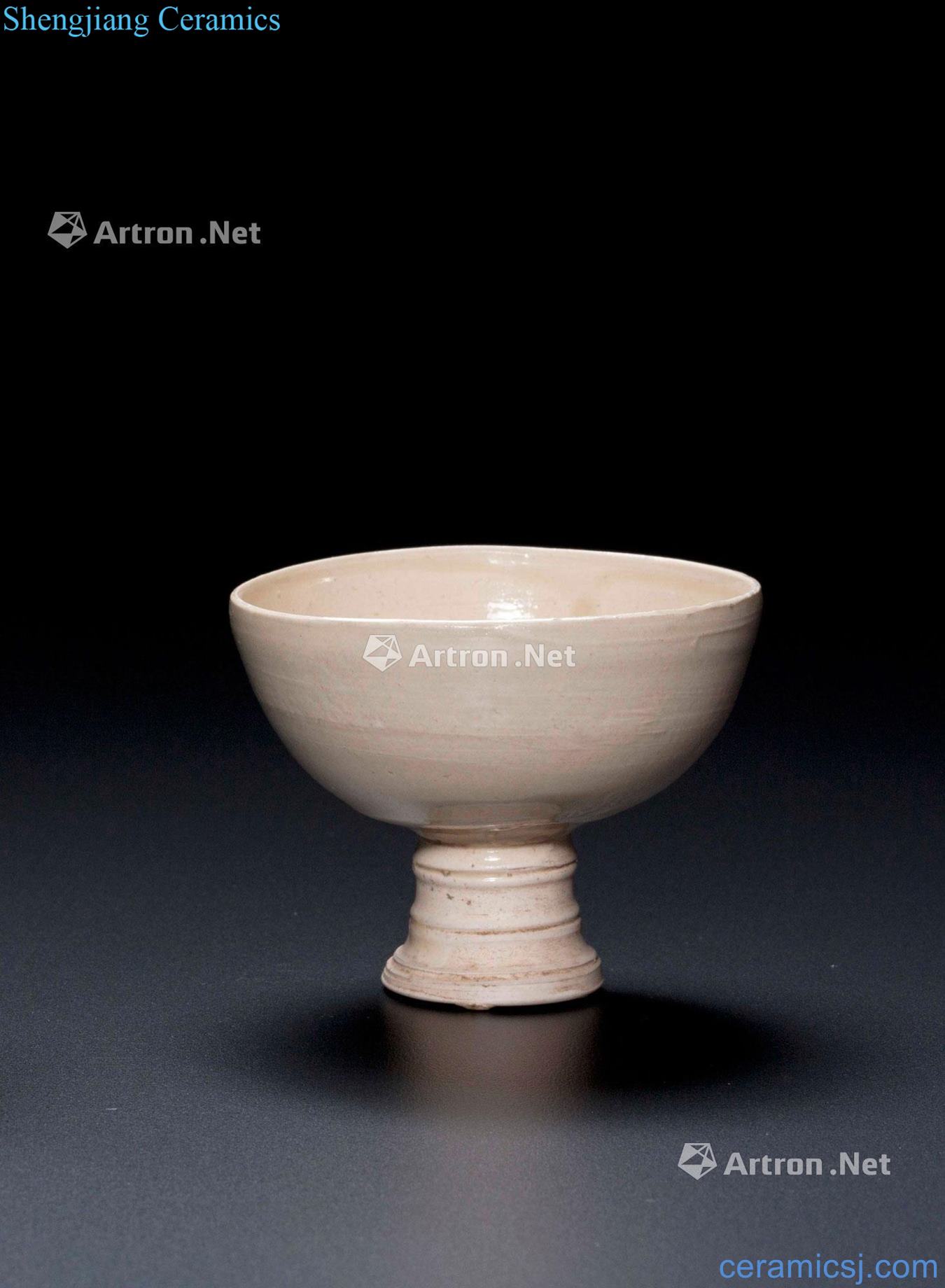 Gold/yuan Mr Kiln bamboo footed cup