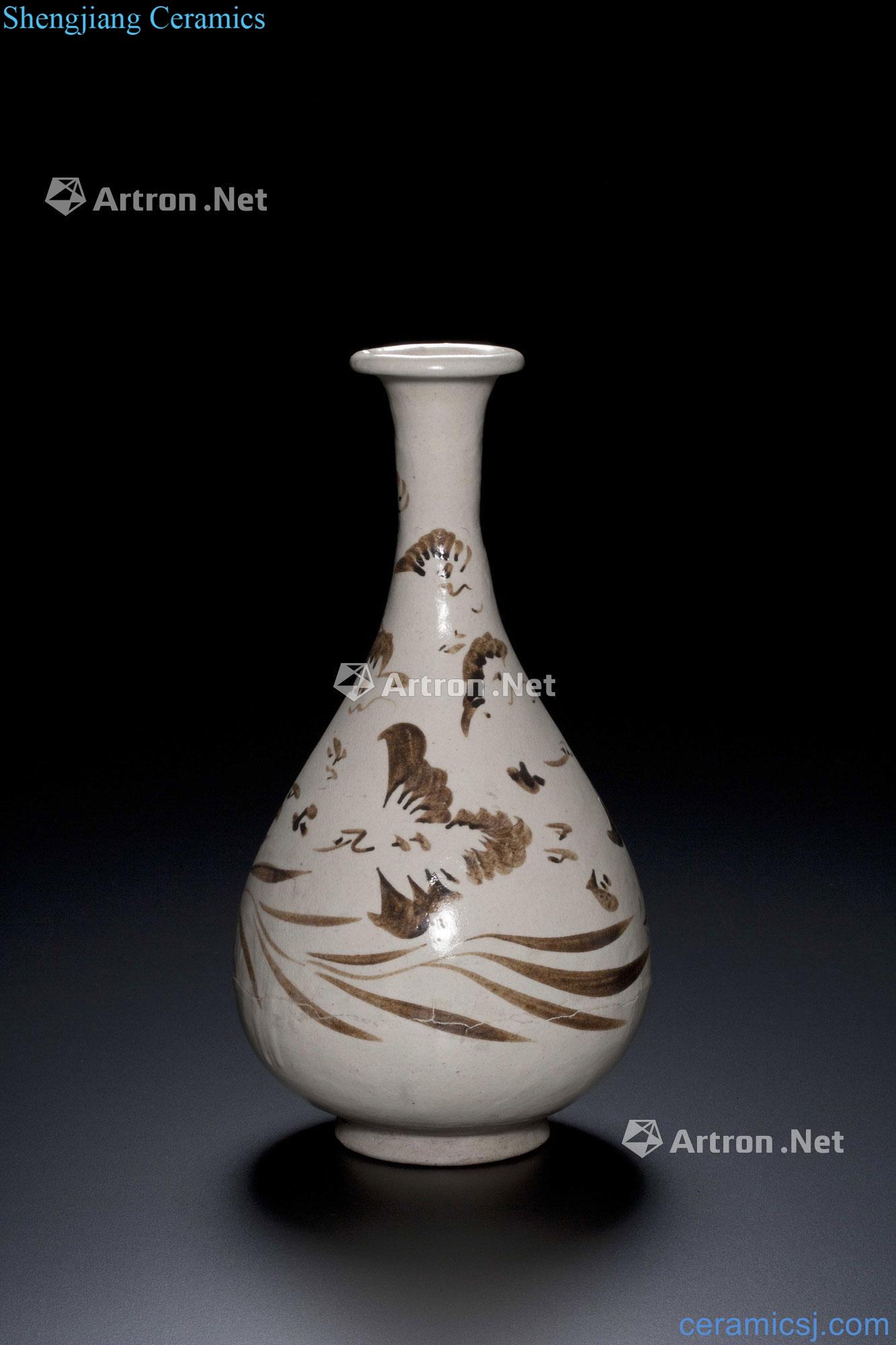 Song magnetic state kiln flower grain okho spring bottle