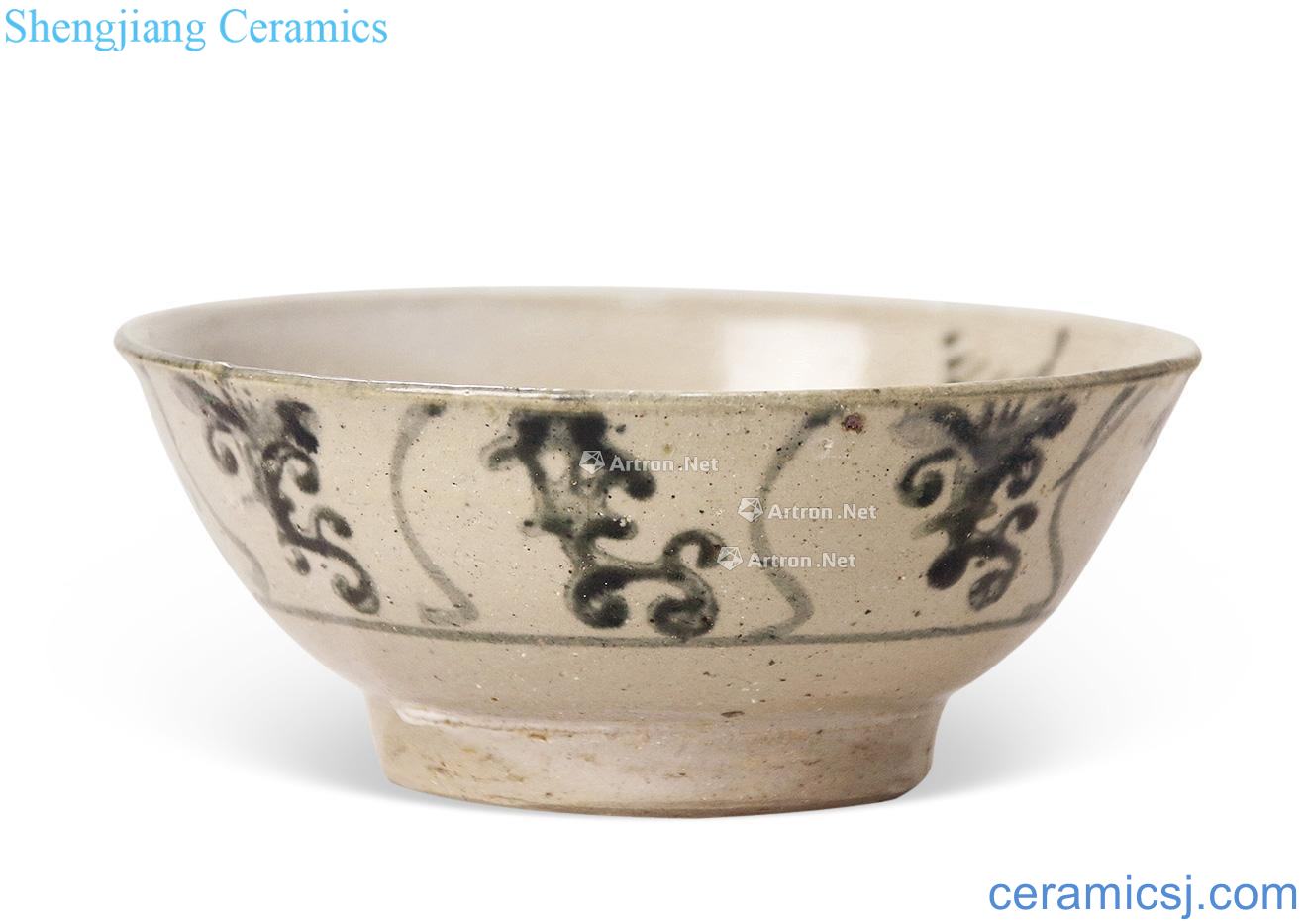 The song dynasty kilns flowers green-splashed bowls