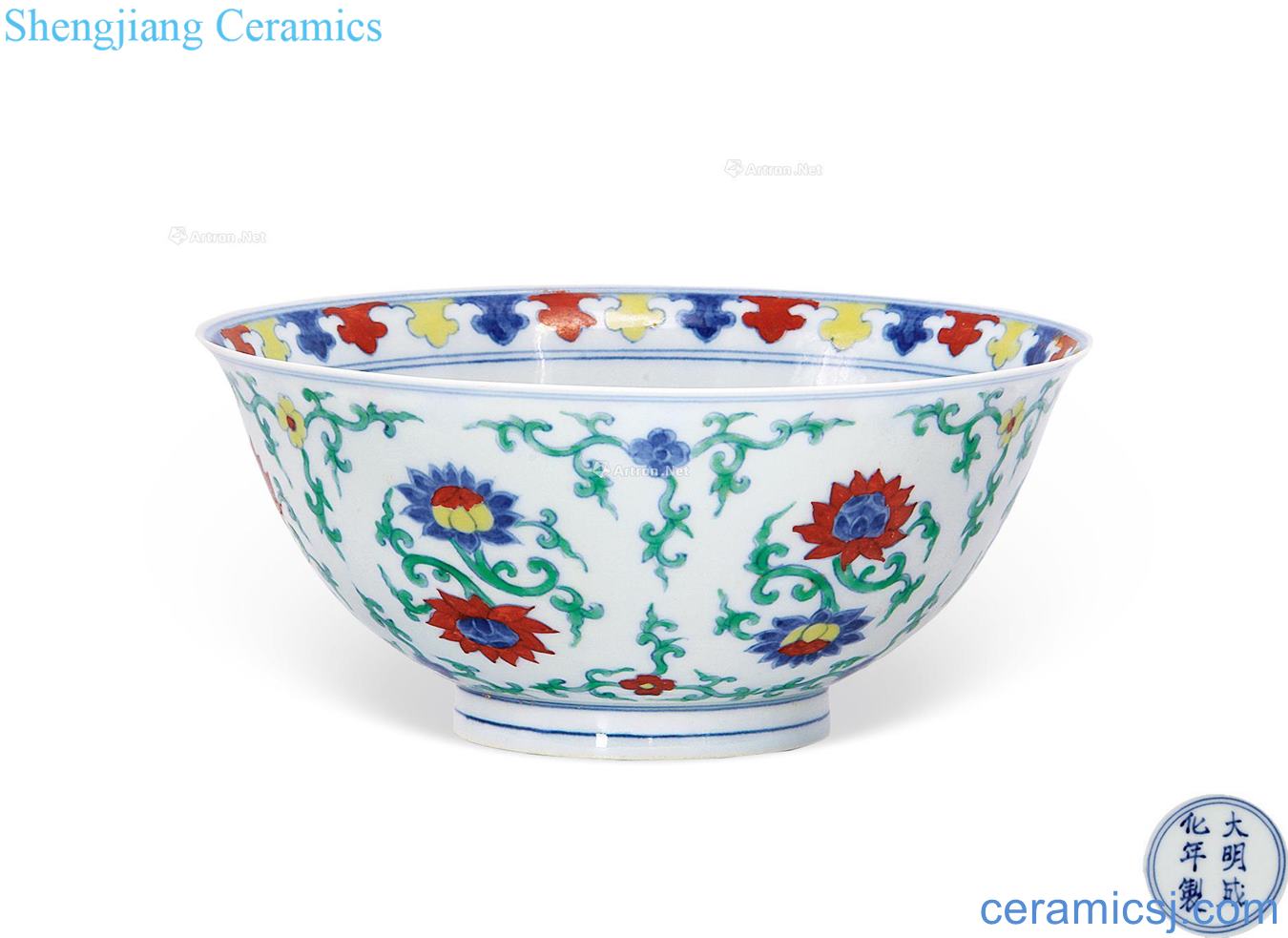in Bucket color flower grain big bowl