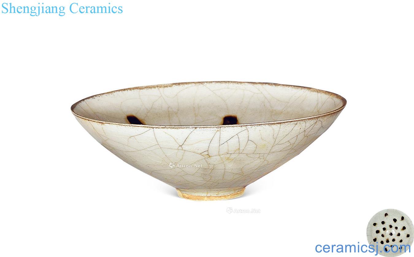 The southern song dynasty in white glaze stipple hat to bowl