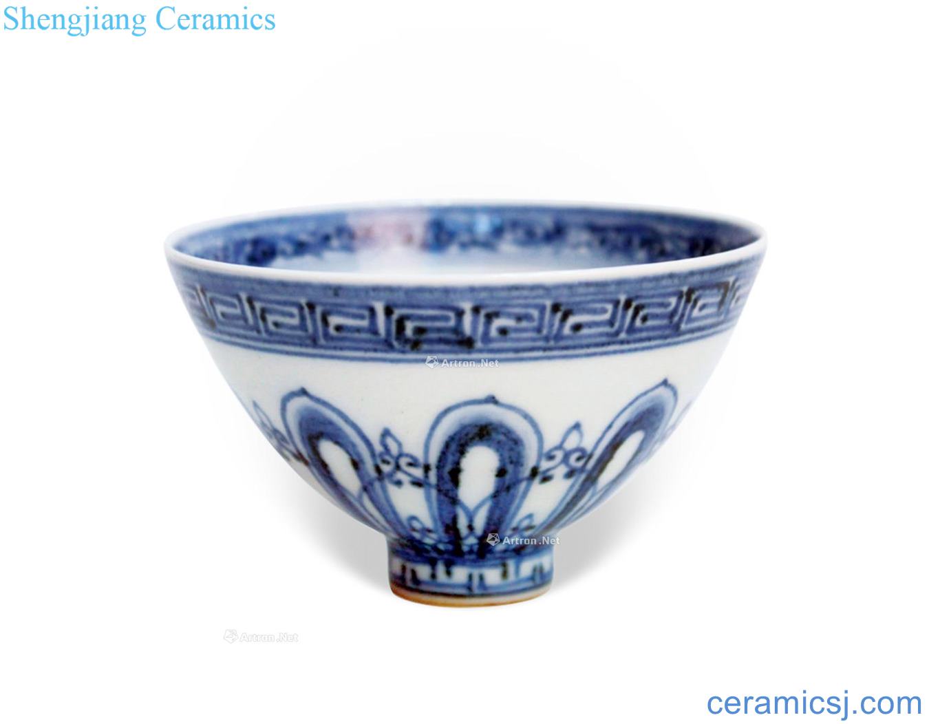 yongle Blue and white heart bowl