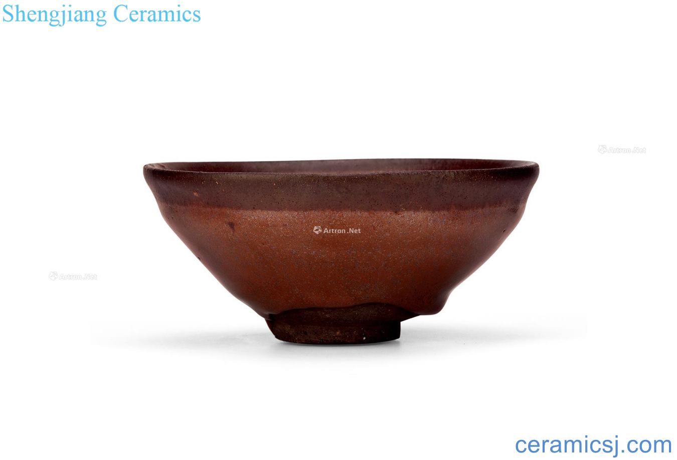 The song dynasty To build kilns persimmon tea temmoku glaze