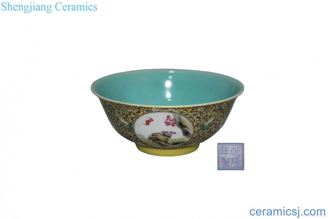 Qianlong year Colored enamel bowls