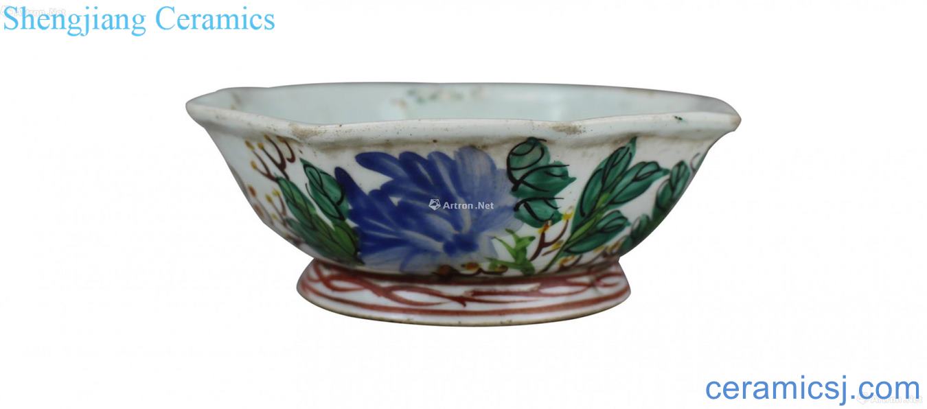 Pastel flowers anise bowl