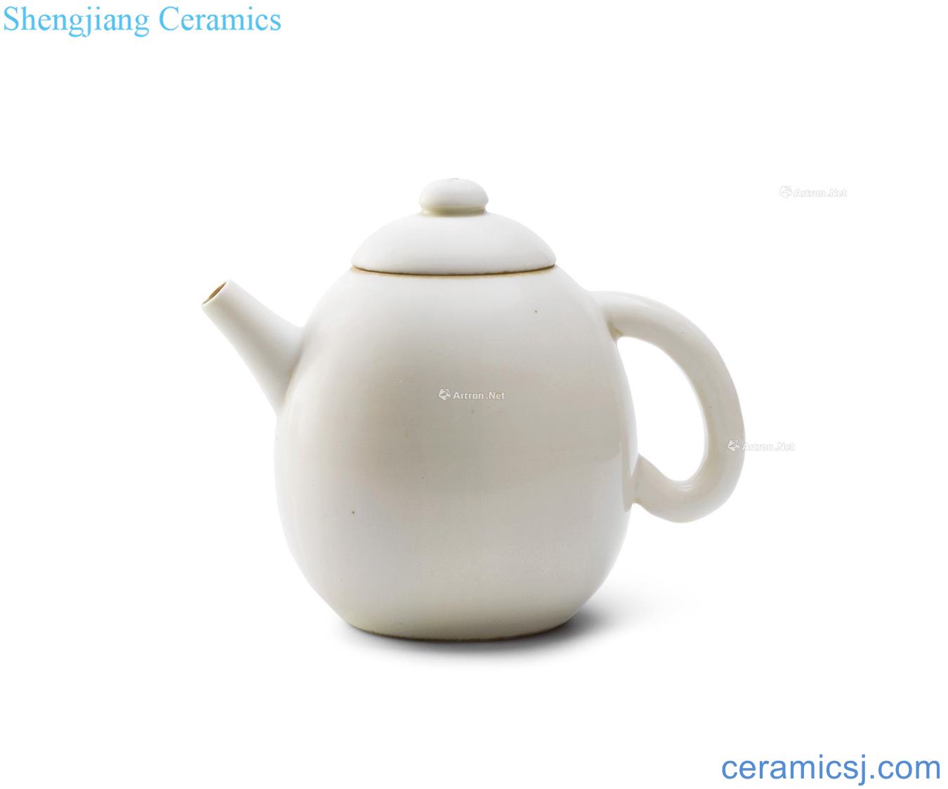 Ming dehua white glazed pot
