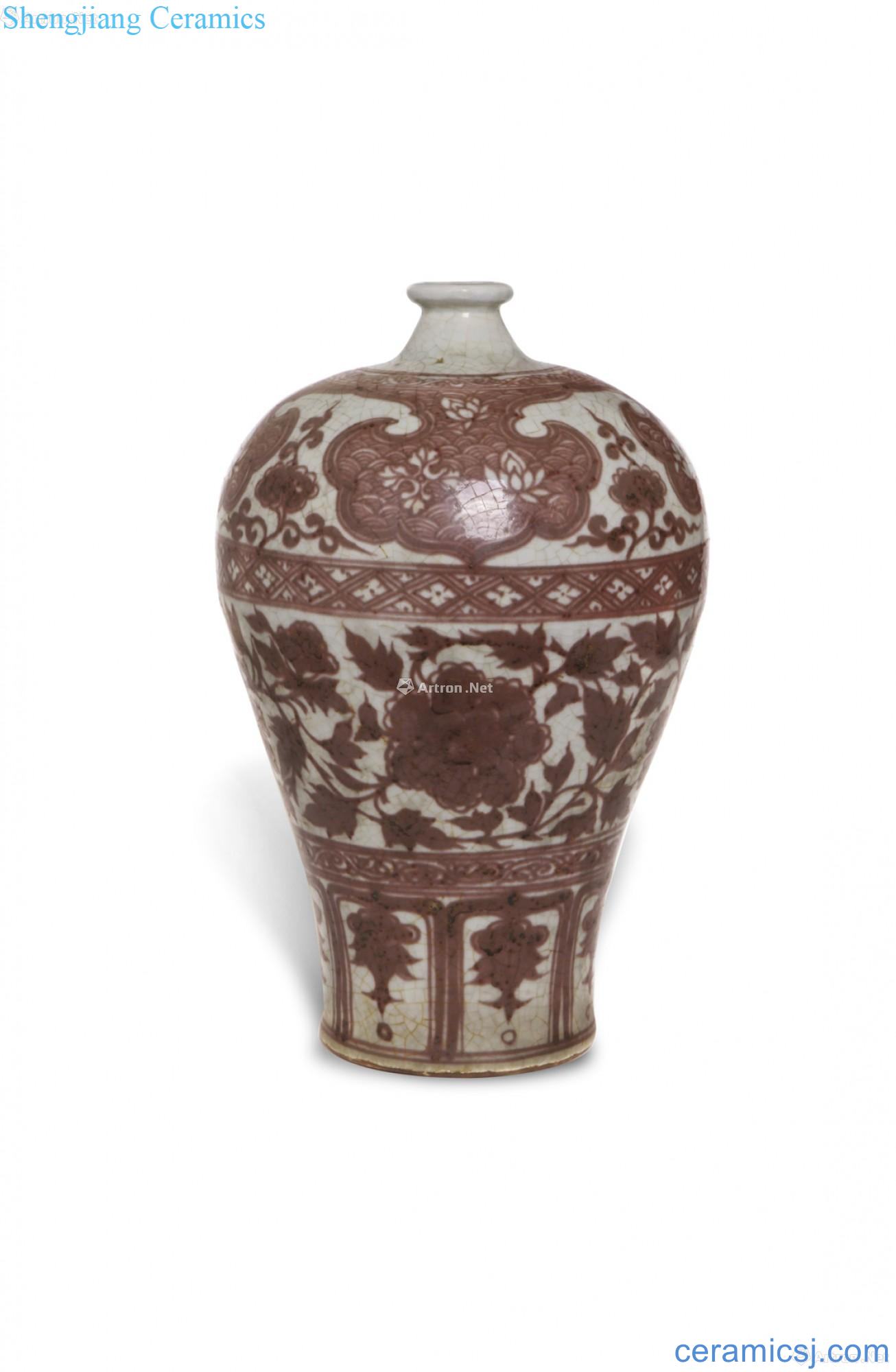 Traditional Chinese peony grains youligong hong mei bottles