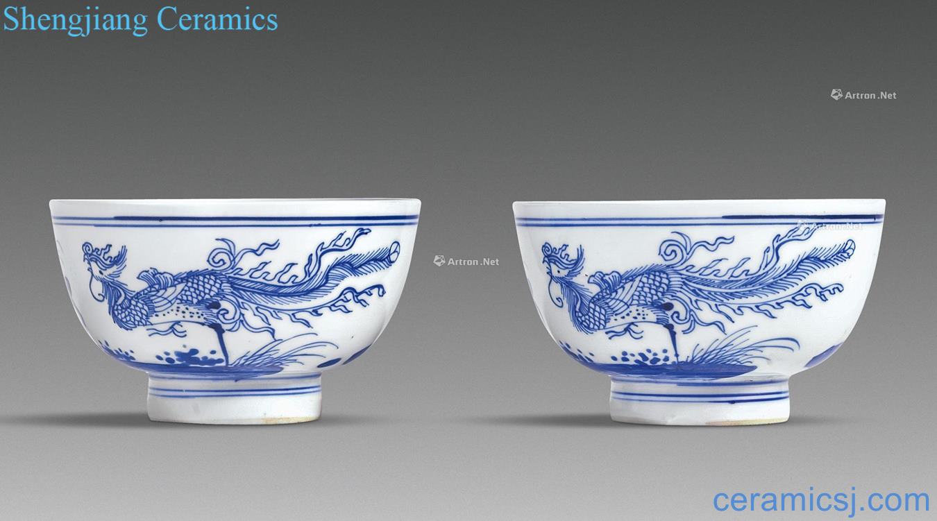 The qing emperor kangxi Blue and white grain bowl (a)