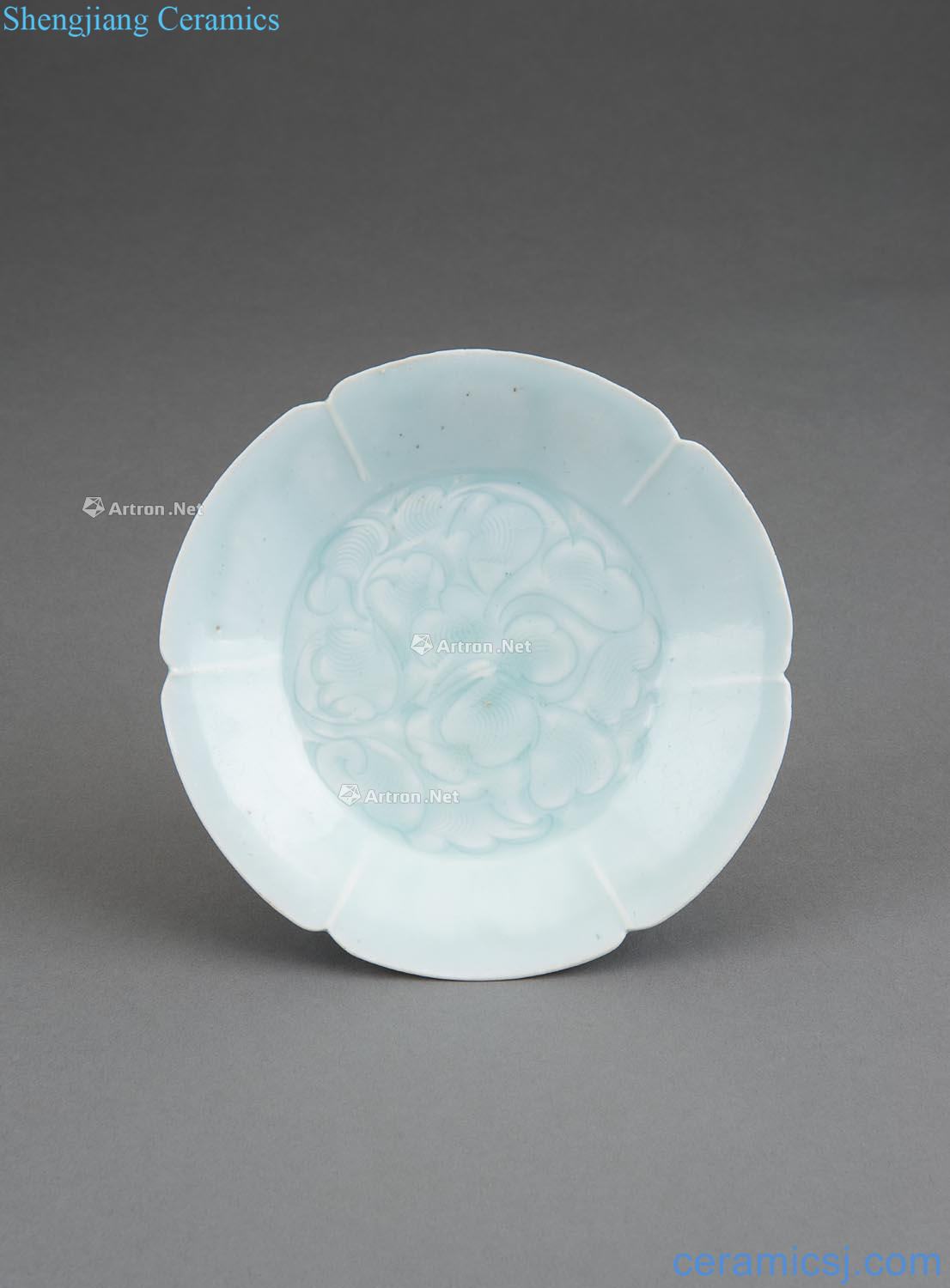 Northern song dynasty shadow blue six petals disc