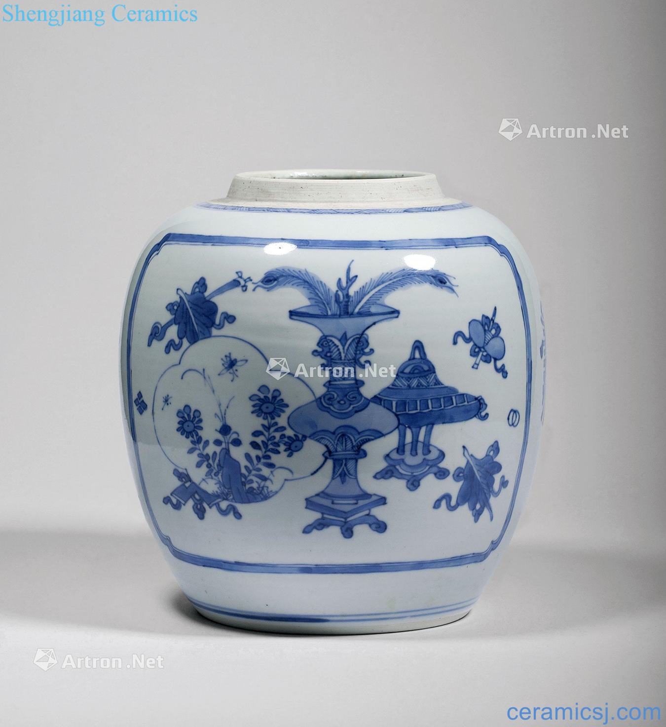 The qing emperor kangxi Antique canister