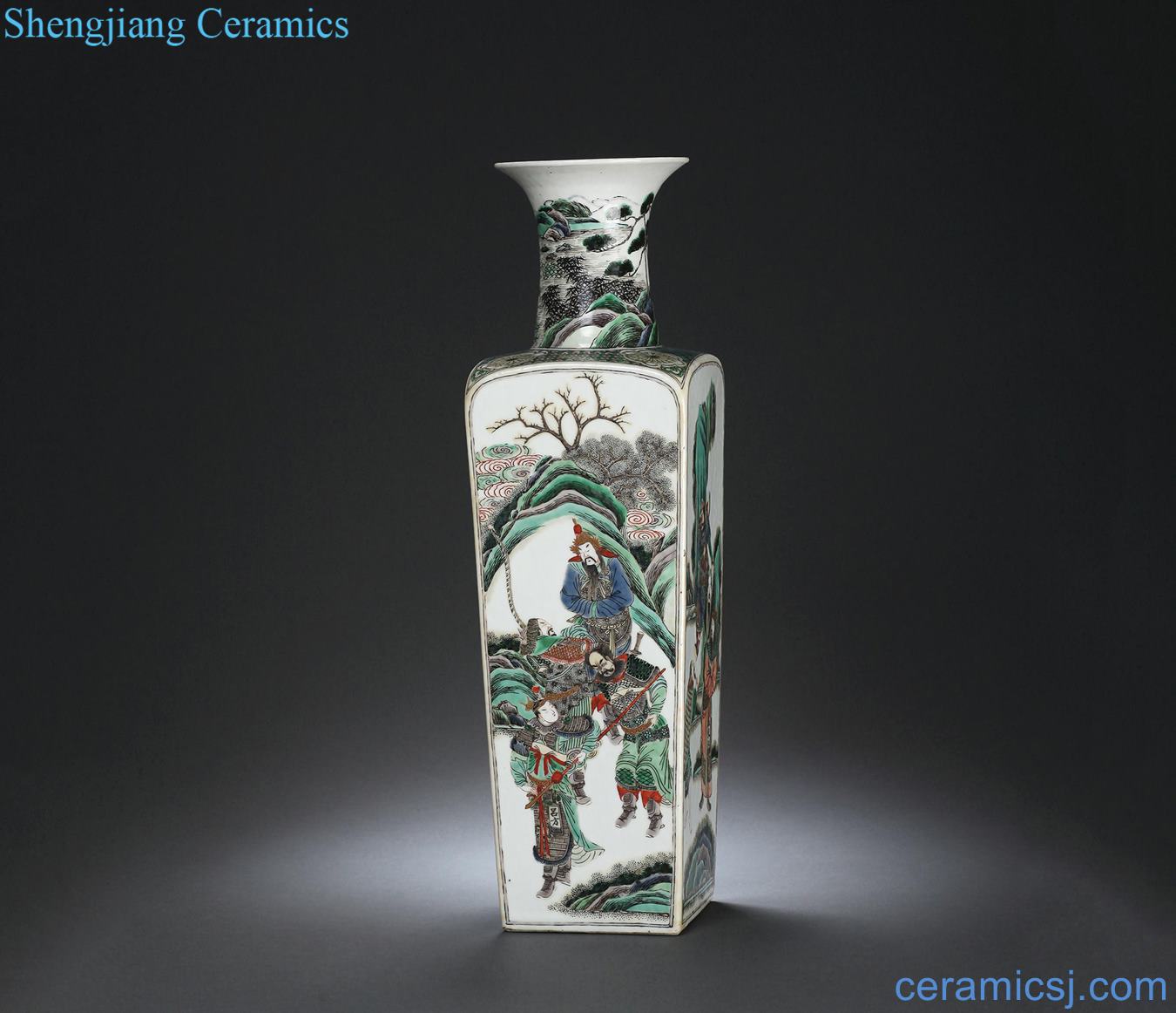 The qing emperor kangxi colorful stories of bottle