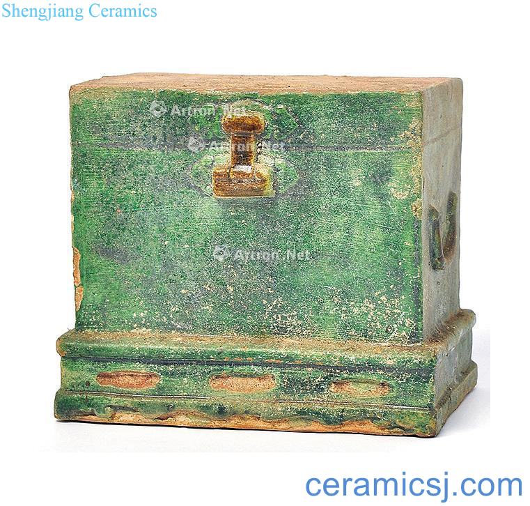Song/Ming green glaze box