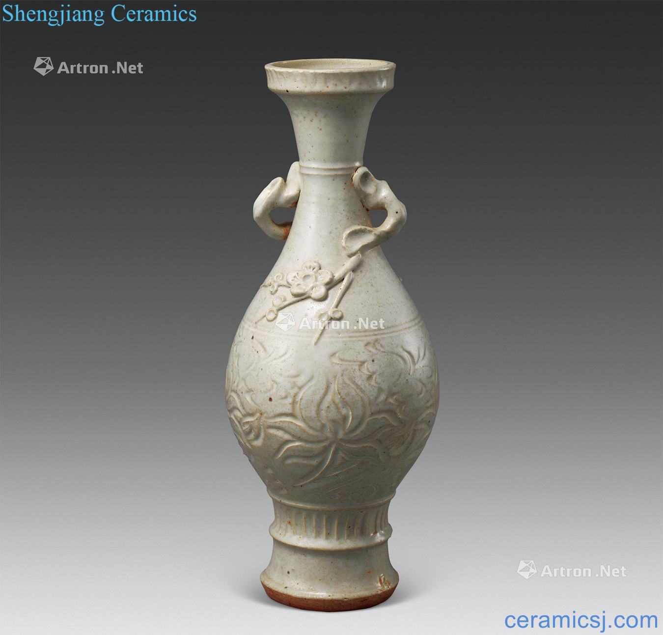 yuan Heap shadow blue vase