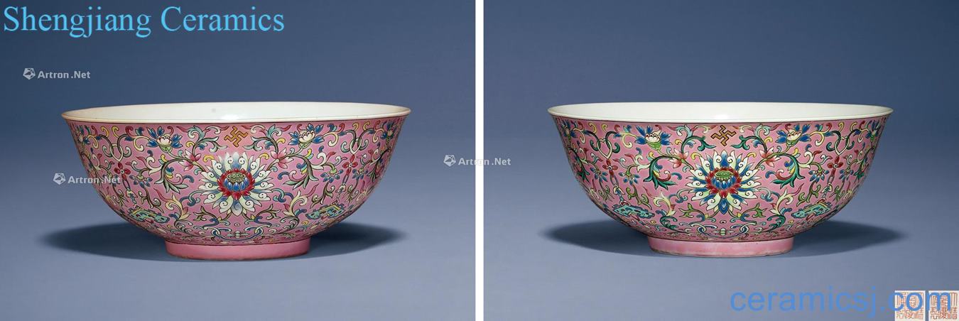 Qing jiaqing to pastel pink 1 bowl in ten thousand (a)