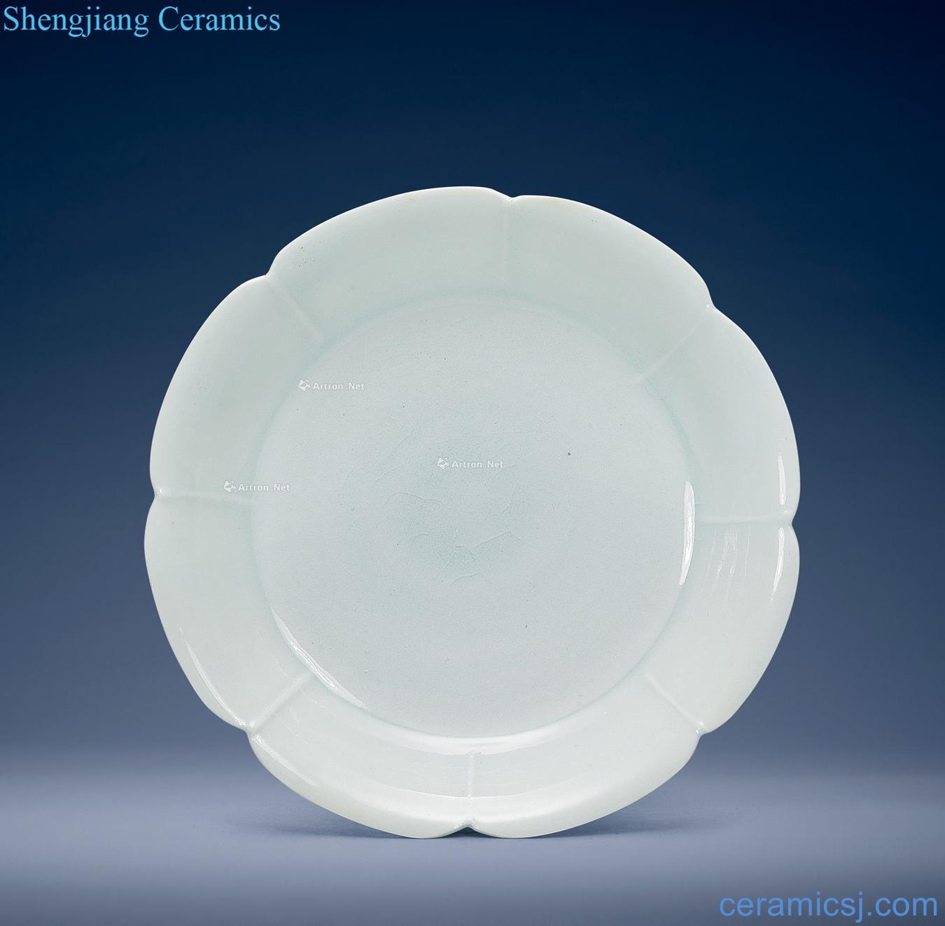 The song dynasty Green craft flower disc