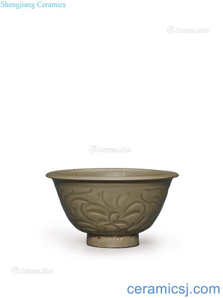 The song dynasty Yao state kiln carved small tea light