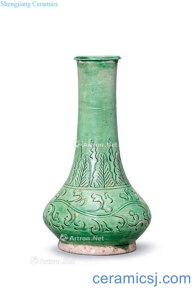 Song Qiong kiln Green glaze hand-cut gall bladder
