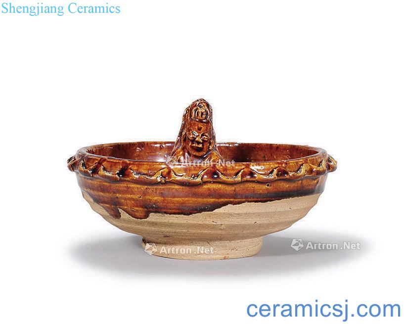 liao The browns glaze heaping guanyin cave for bowl