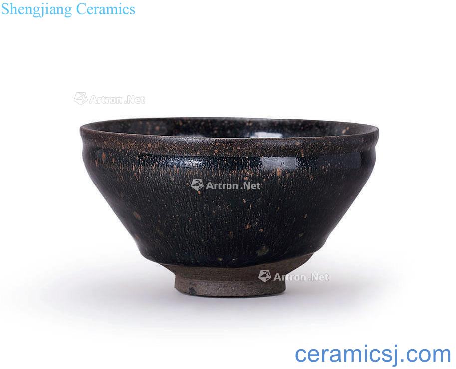 The song dynasty to build kilns TuHao black glaze tea light