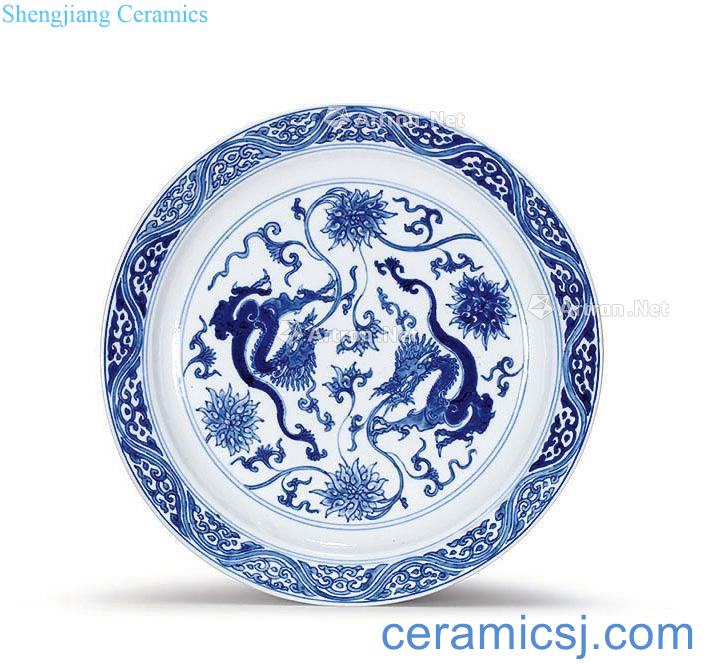 The qing emperor kangxi imitation doucai ssangyong wear pattern plate