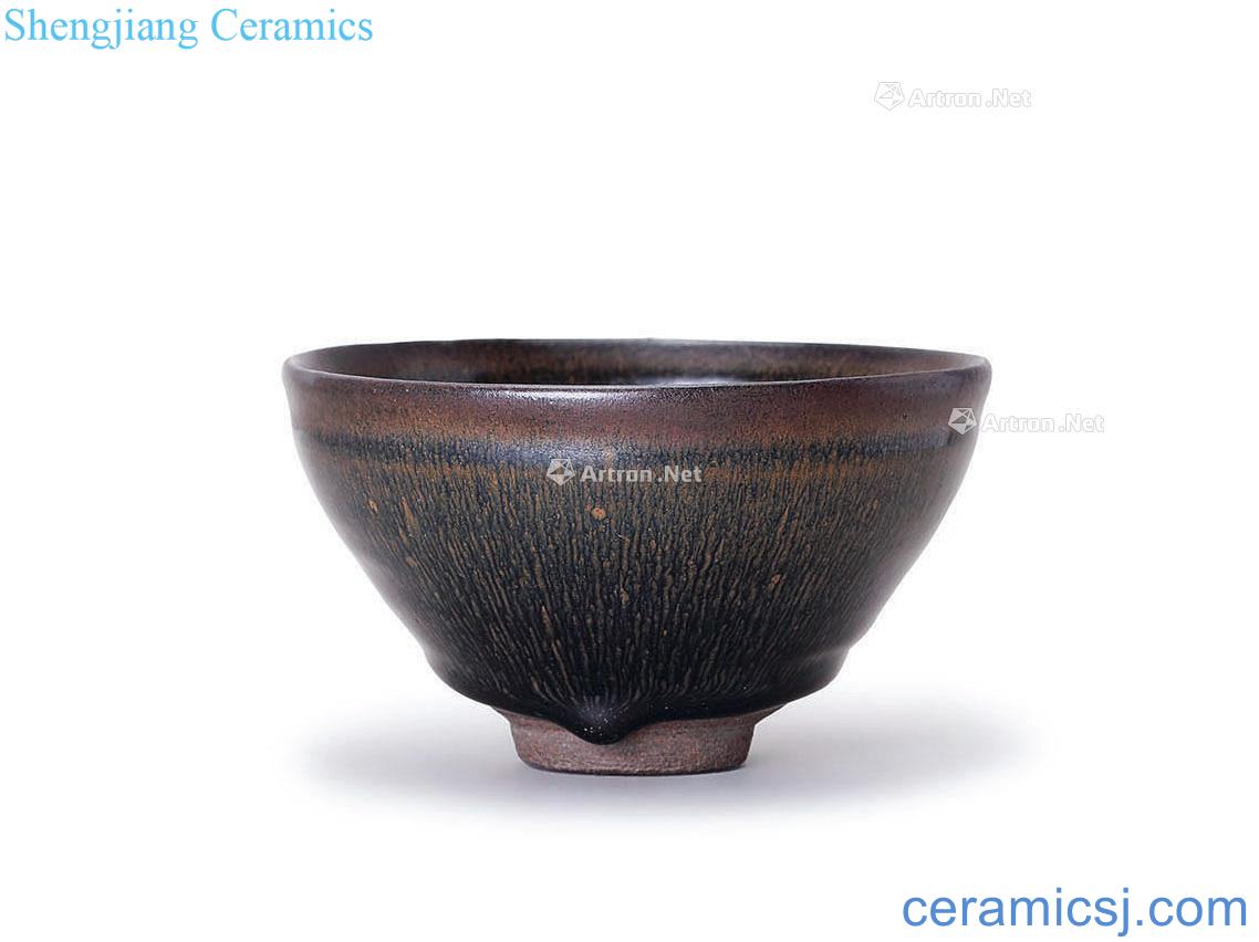 To build kilns of song dynasty The black glaze TuHao tea light