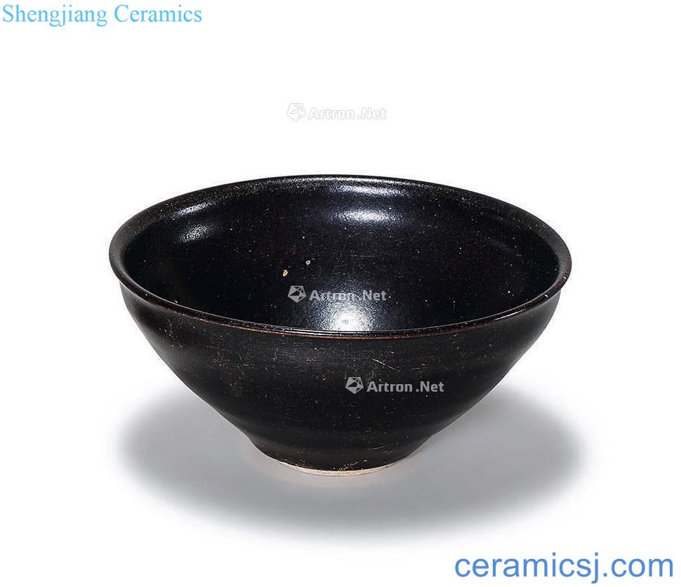 The southern song dynasty jizhou kiln black glaze tea light