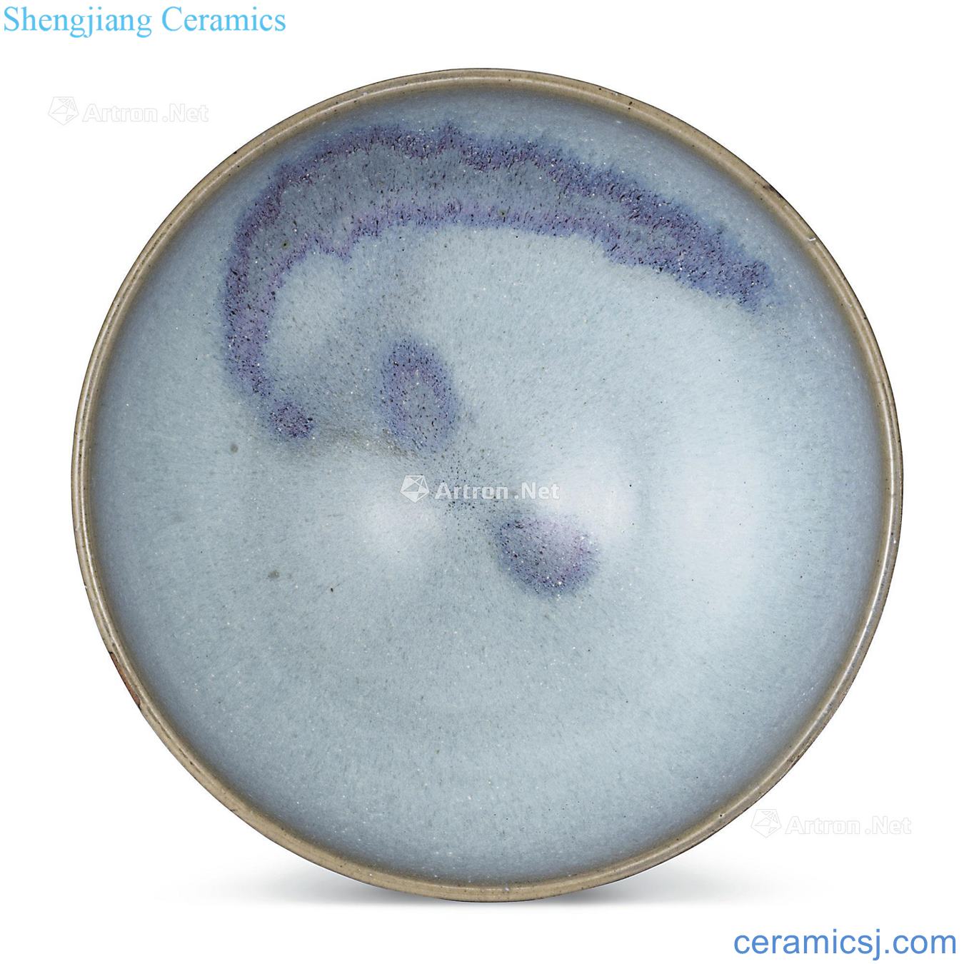 Song to the Ming Sky blue glaze purple spot 盌 masterpieces