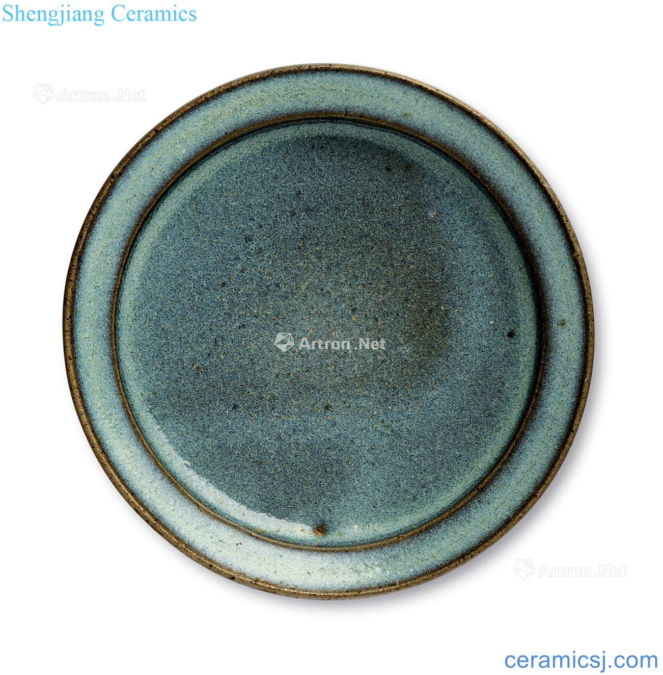 China, the yuan dynasty Shamrock glaze dish wash the masterpieces