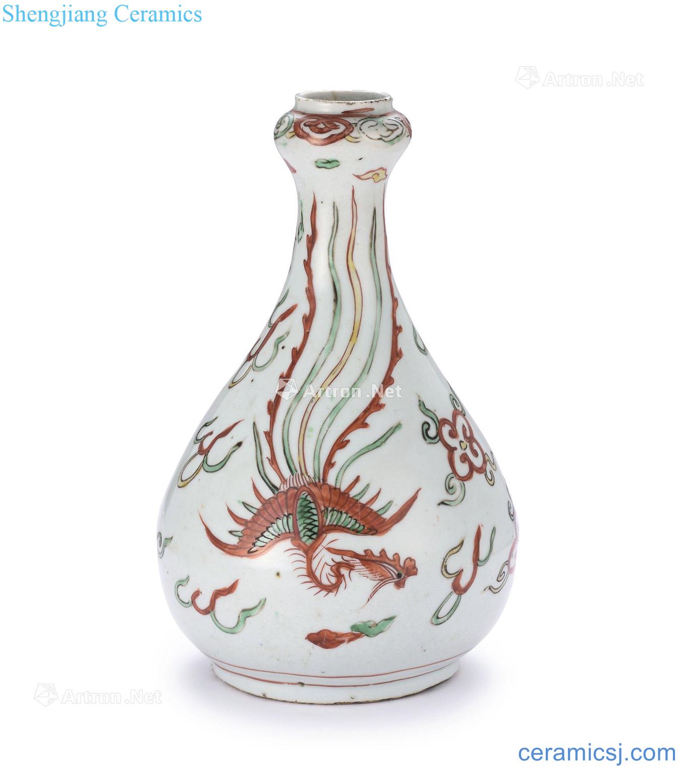 Ming wanli Five cloud grain garlic bottle