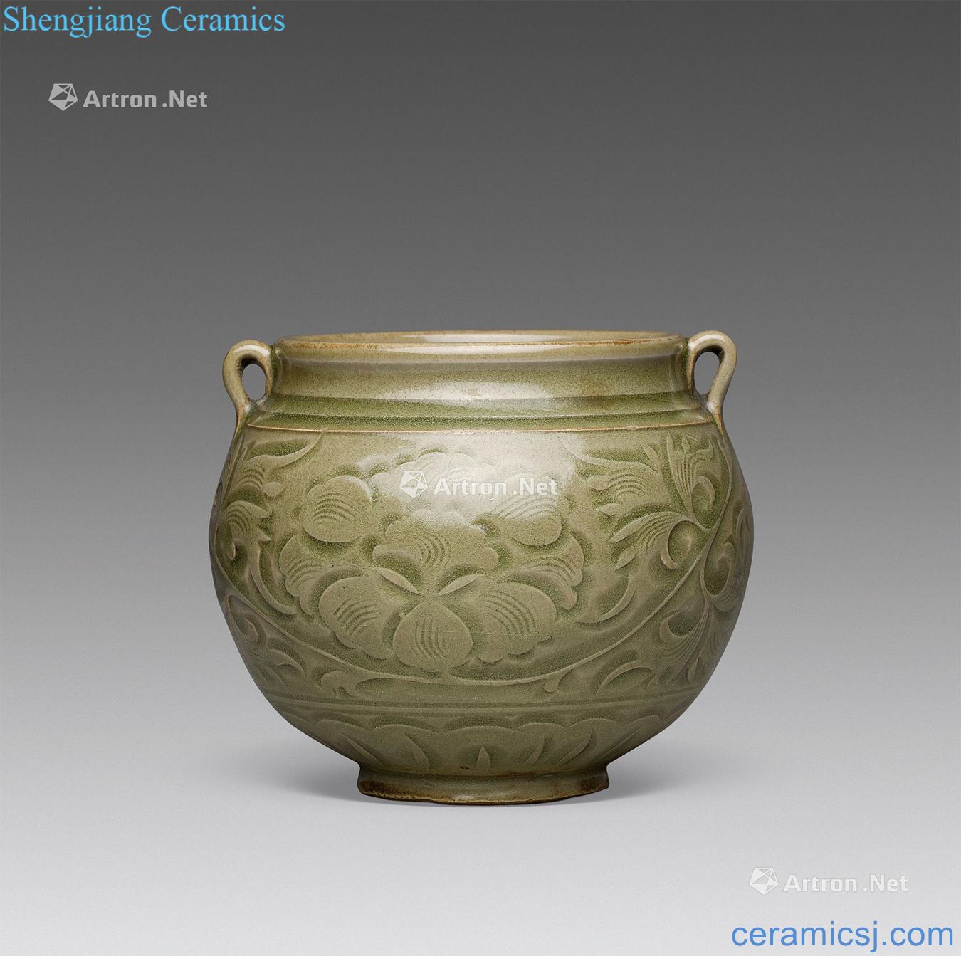 The song dynasty Yao state kiln shadow double tank