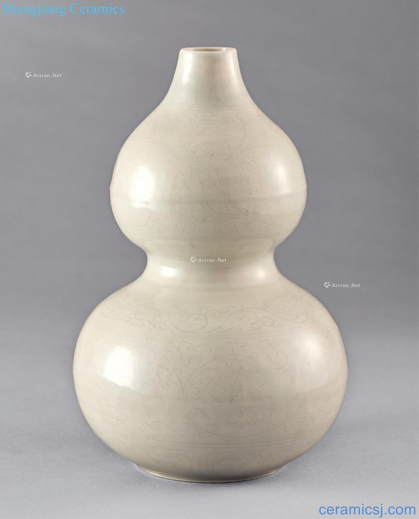 Ming yongle Sweet gourd carving craft vase