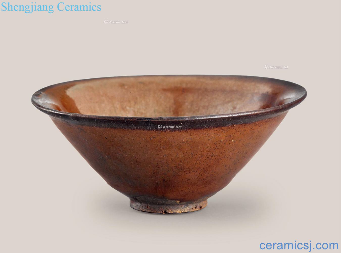 The song dynasty Persimmon tea temmoku glaze