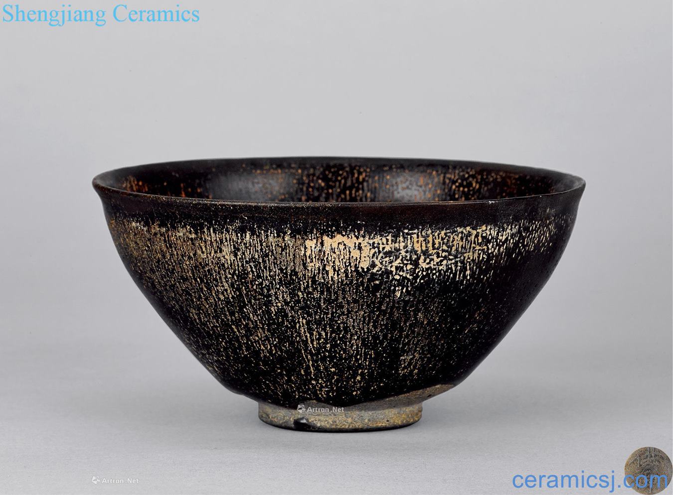 The song dynasty For the imperial Ming black glaze temmoku tea light