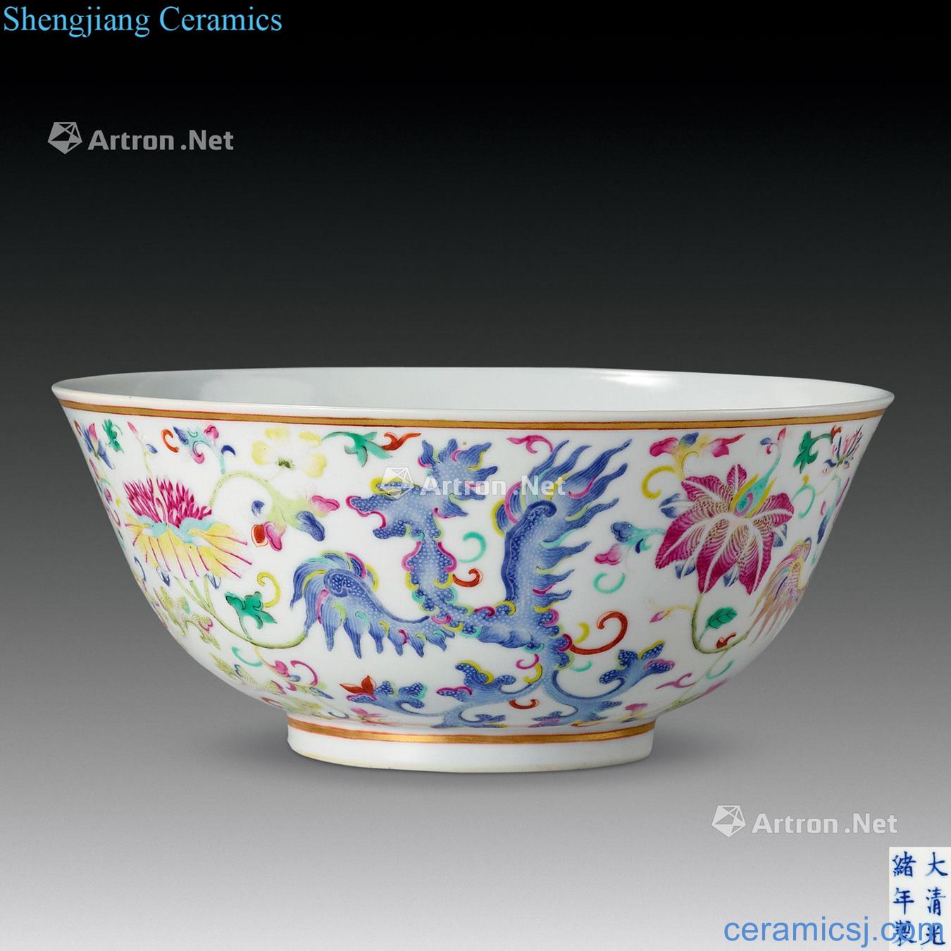 Pastel reign of qing emperor guangxu real talent grain dishes