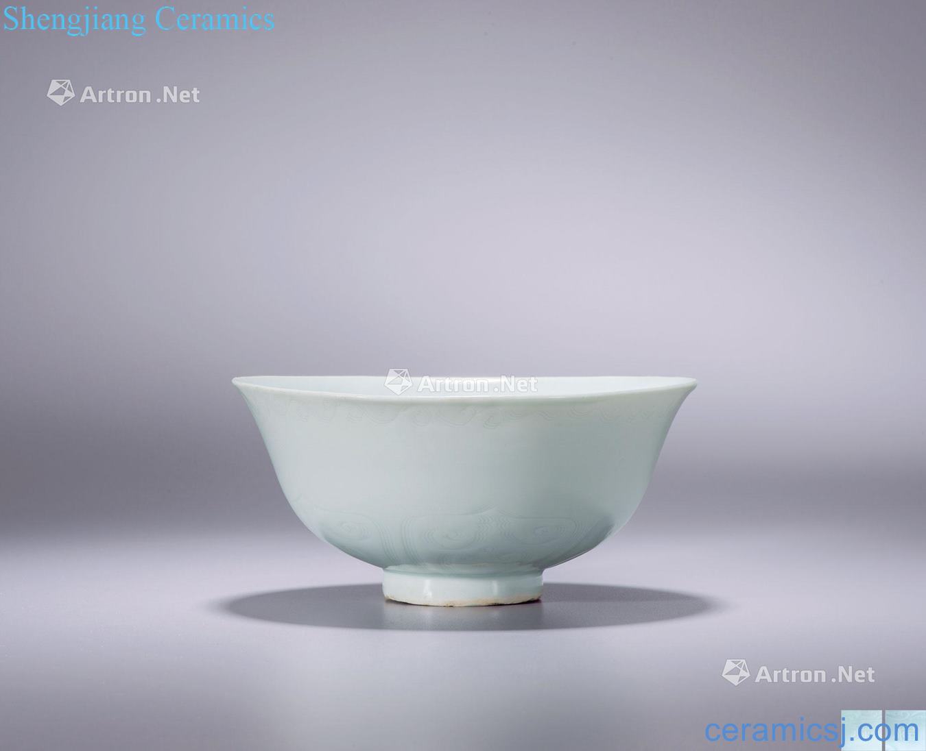 yuan Pivot mansion glaze stamps James t. c. na was published "ferro" green-splashed bowls
