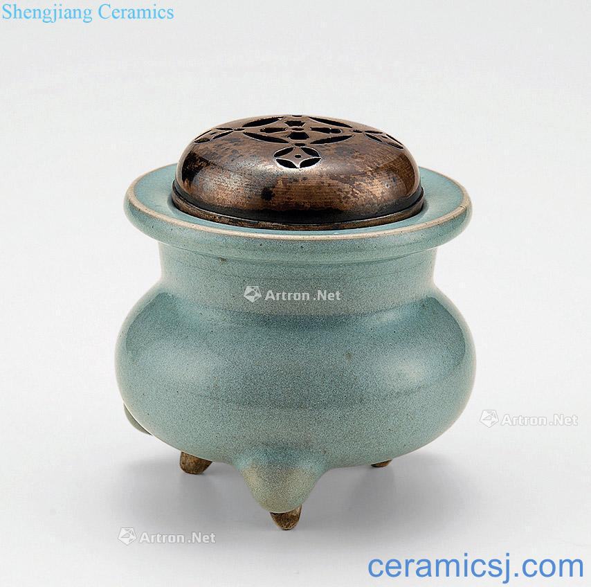 Silver cover masterpieces incense burner