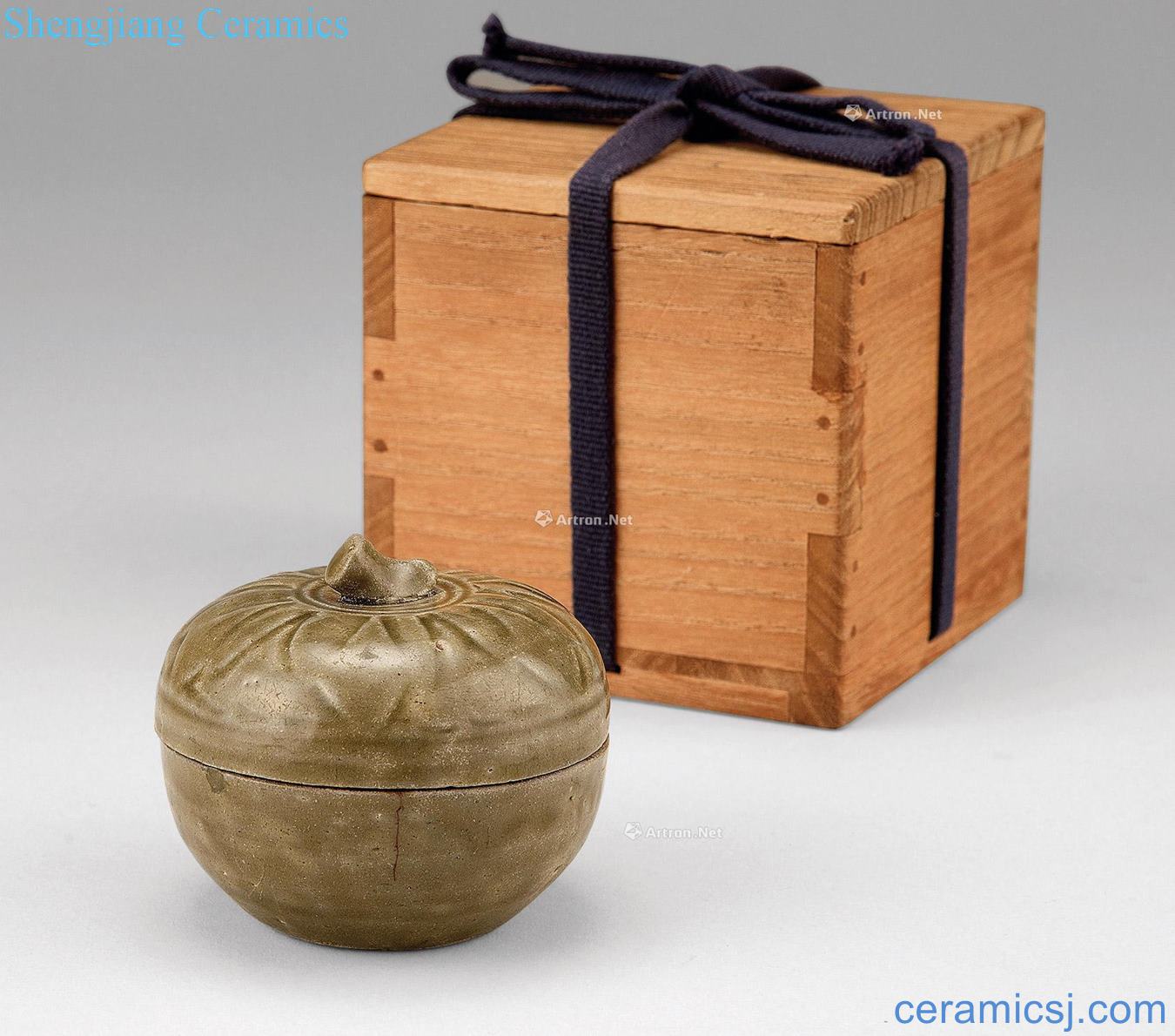 Northern song dynasty yue state kiln lotus-shaped wen incense boxes