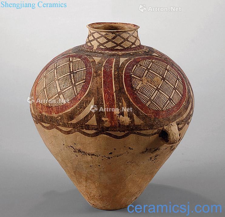 Painted pottery pot of yangshao culture