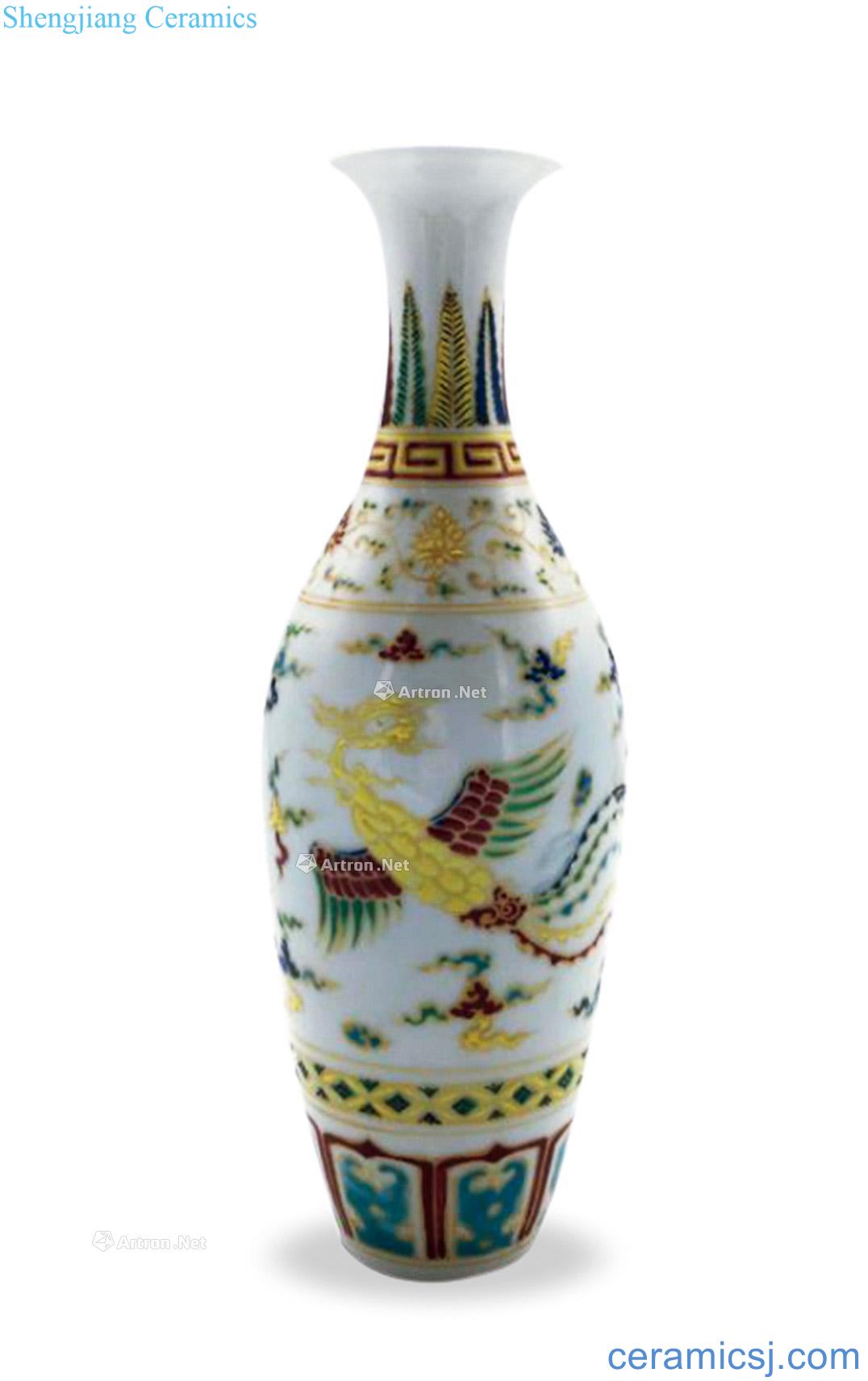 Ming Colorful grain mouth bottle