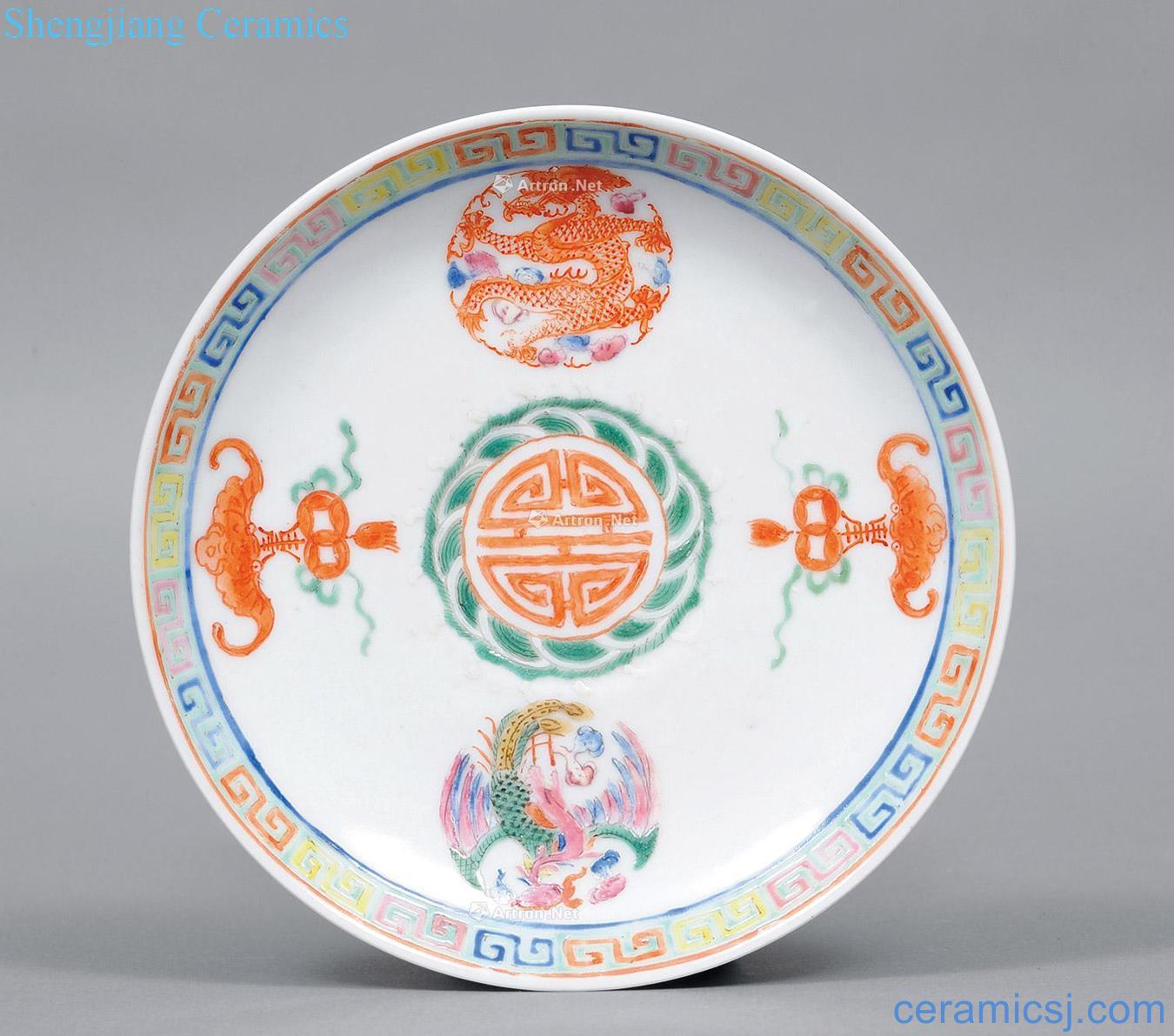 Clear pastel one like spectrum tray Even the longfeng group long-lived tray