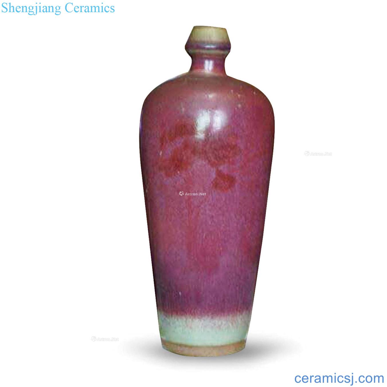 Rose color glaze bottle masterpieces