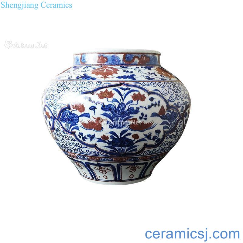 Yuan blue and white youligong jug