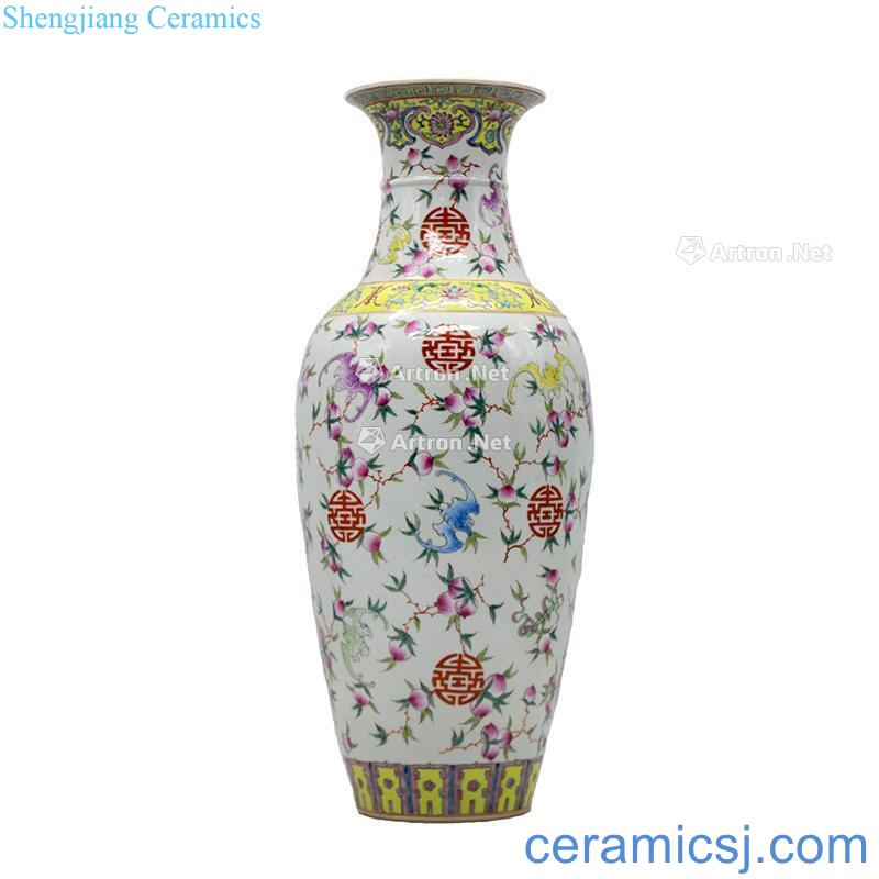 Qianlong pastel flower pattern design
