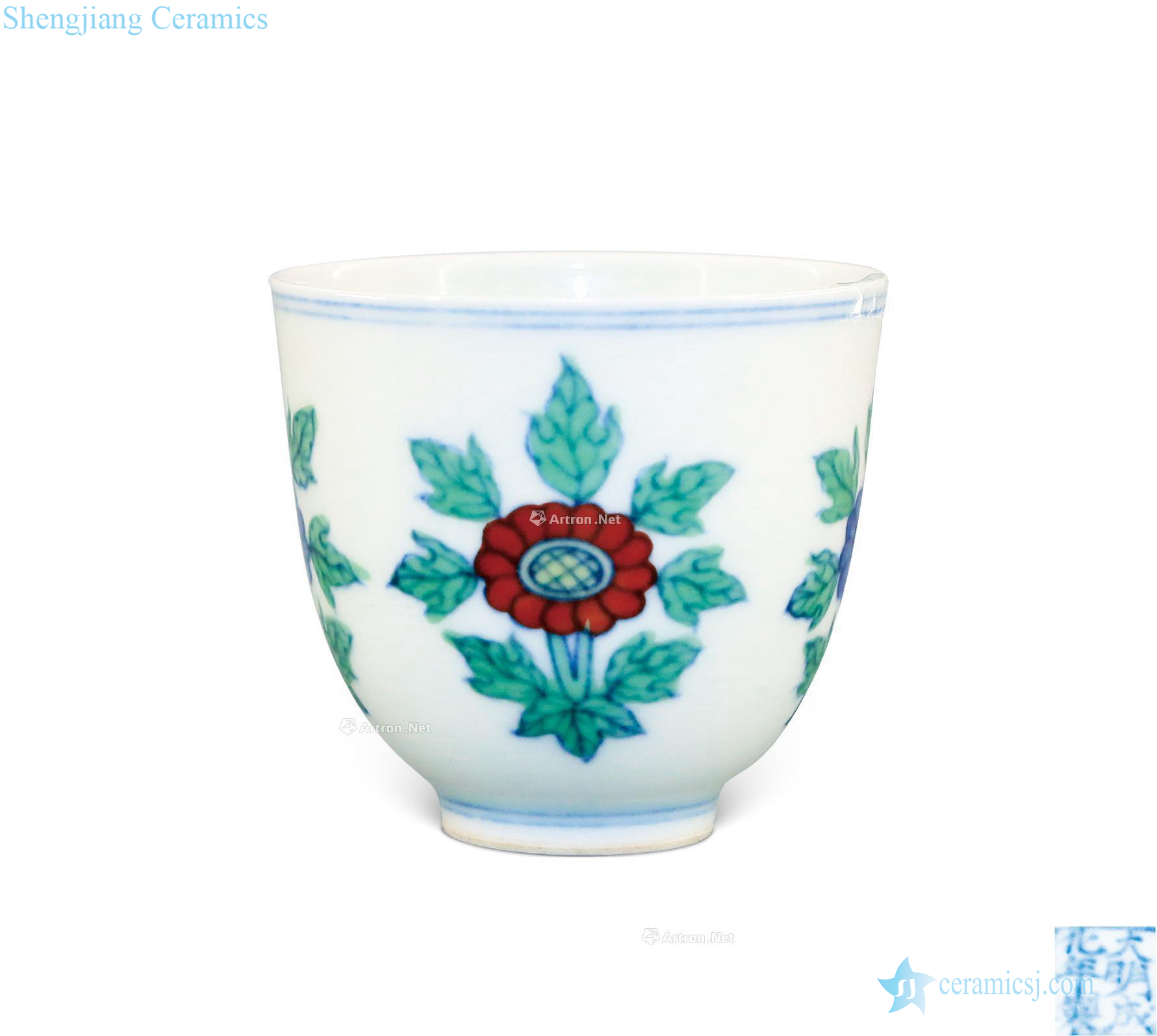 Chenghua years God bucket decorated cup