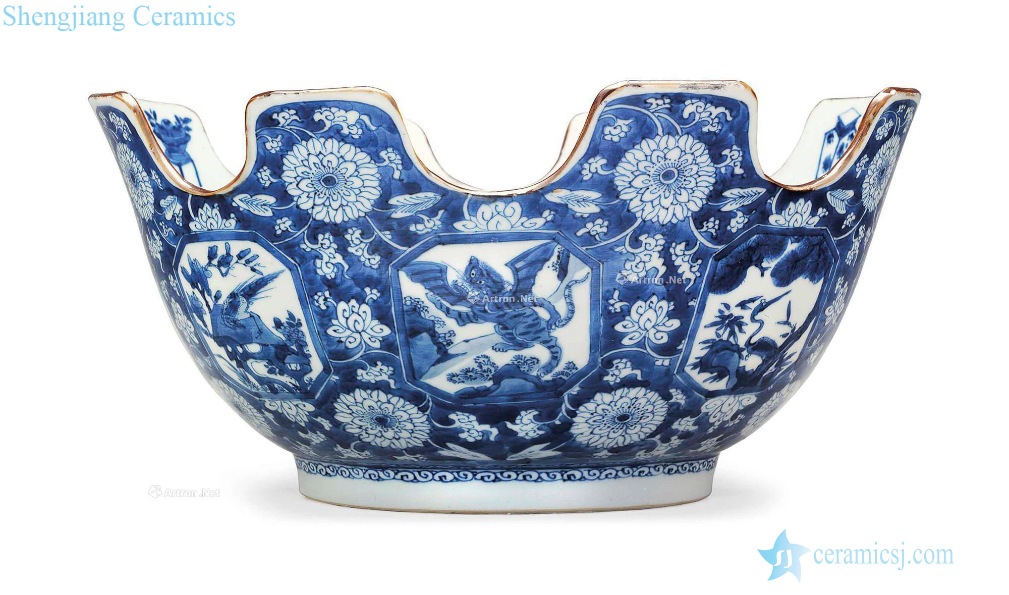 Kangxi period, 1662-1722 - A RARE BLUE AND WHITE MONTEITH