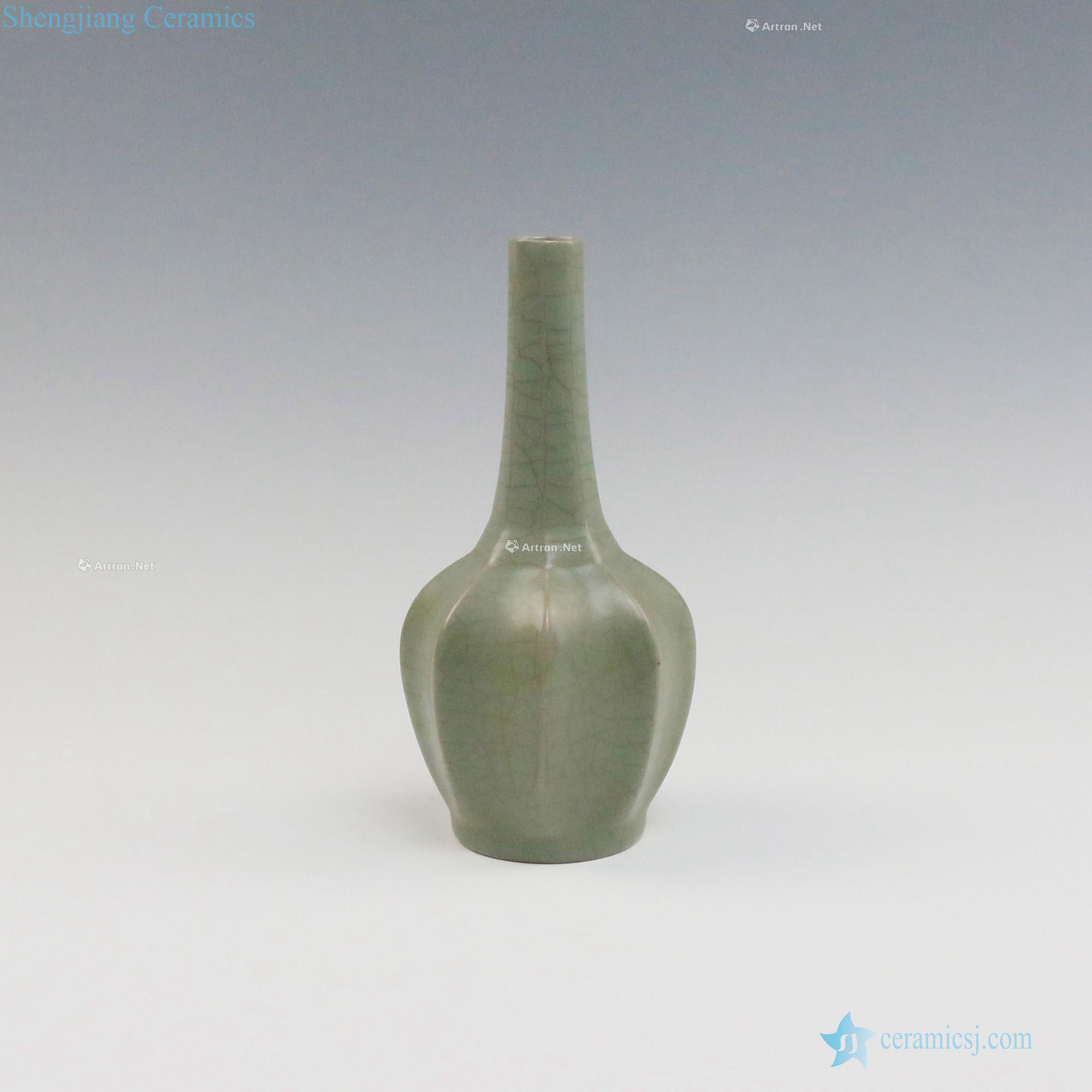 The song dynasty Your kiln eight arrises flask